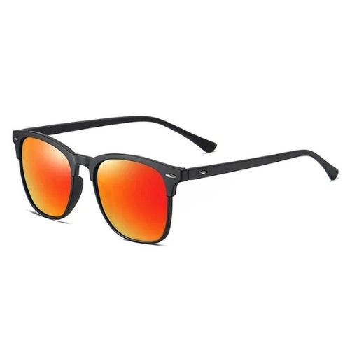 Polarized Vintage Sunglasses for Men – Classic UV400 Outdoor Fashion Glasses with Anti-Reflective Mirror Lenses