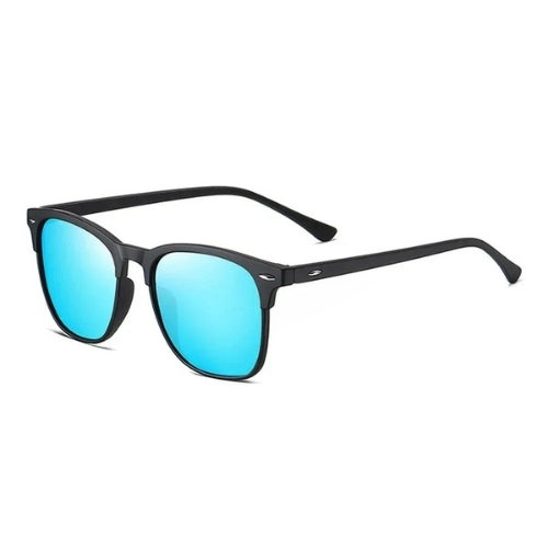 Polarized Vintage Sunglasses for Men – Classic UV400 Outdoor Fashion Glasses with Anti-Reflective Mirror Lenses